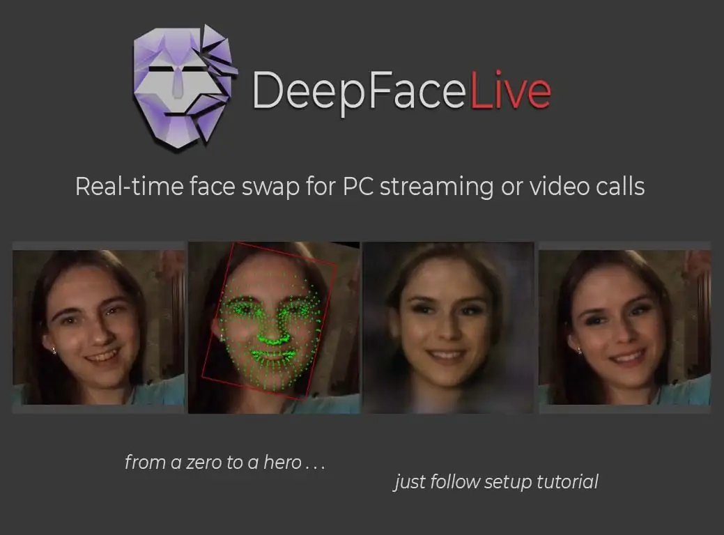 AI直播换脸 AI实时换脸软件 - DeepFaceLive下载（国内网盘）