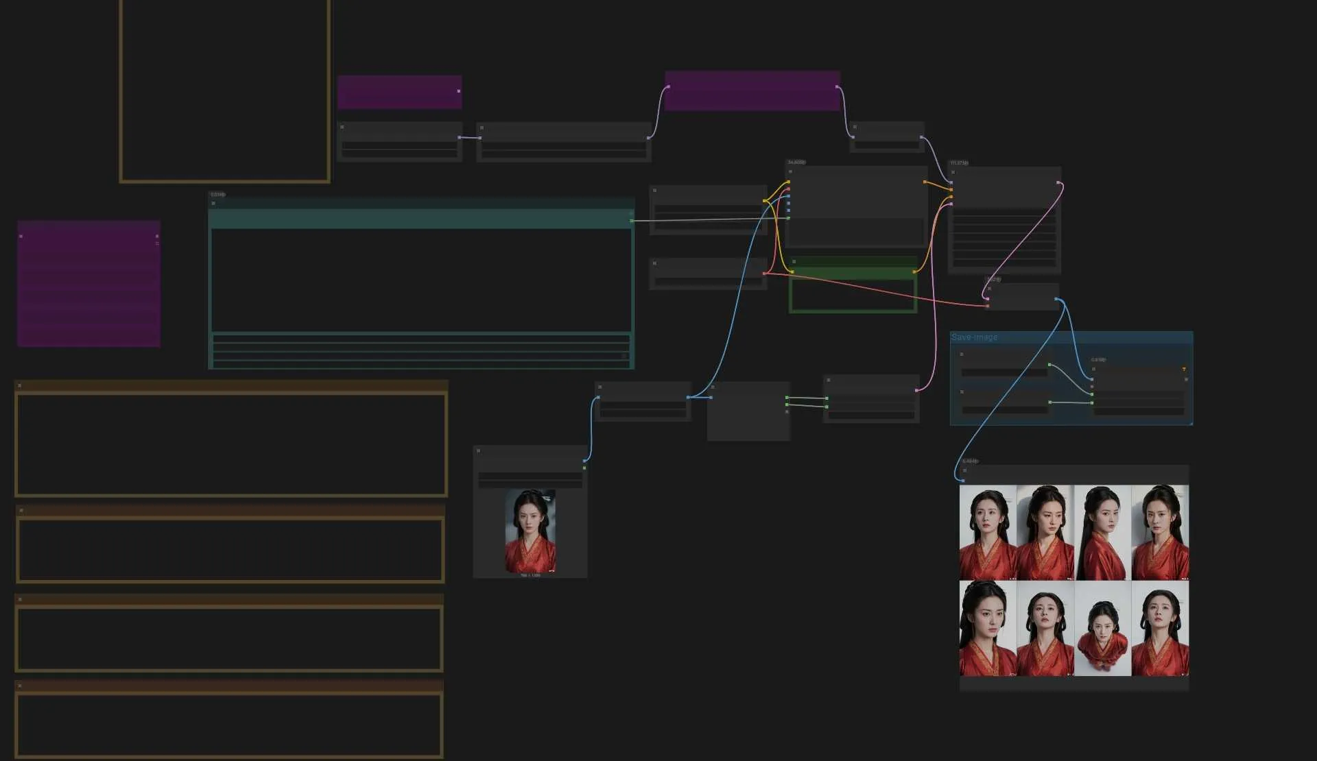 Qwen Image Edit 2509-Multiple-Image 使用一张图片生成多张图片 