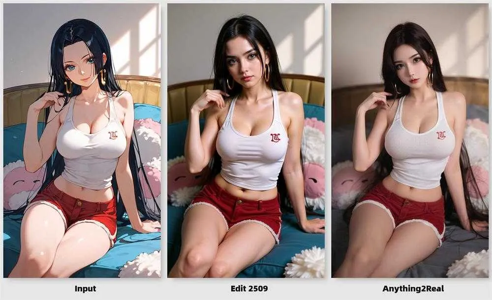 Anything2Real  - 艺术风格到照片级真实图像的转换 支持NSFW，支持50系显卡 WebUI+ComfyUI工作流 一键整合  ...