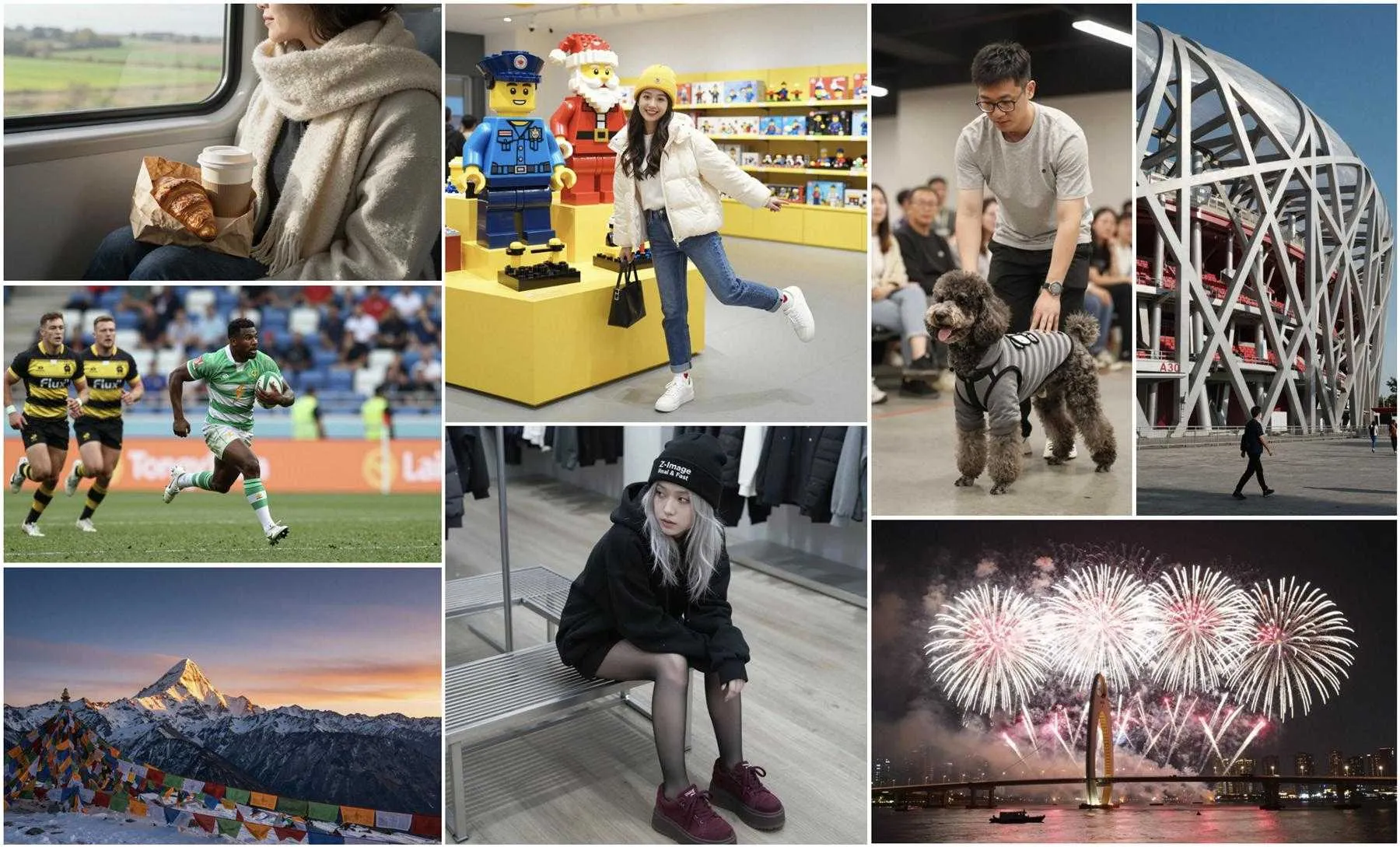 照片级真实感：Z-Image-Turbo 在生成强力照片级真实感图像的同时，保持了卓越的审美质量 ... ... ... ... ...